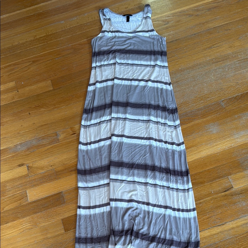 Soma- Striped Sleeveless Maxi Dress M